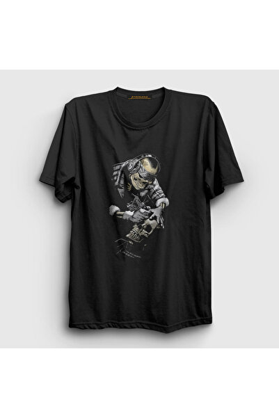 Presmono Unisex Black Tattoo Tattoo Artist Skull T-shirt349243tt