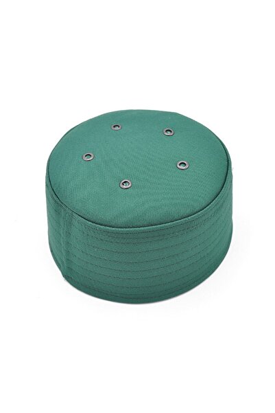 Tahir Perforated Mold Prayer Skullcap with Rivets