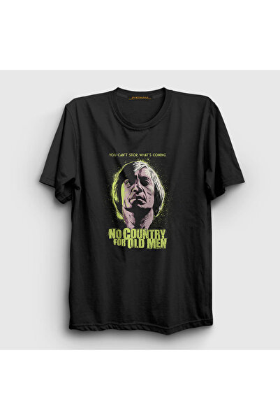 Presmono Unisex crni Anton film Bez zemlje za starije ljude T-shirt 247695tt