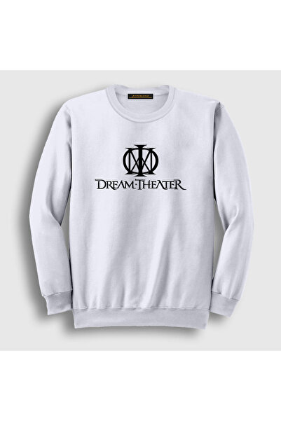 Presmono Unisex bela majica sa logotipom Dream Theater 144079tt