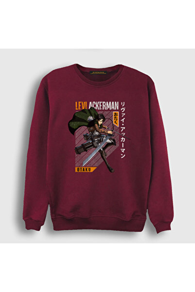 Presmono Unisex klaret crvena Levi Fan Anime Attack On Titan majica 125719tt