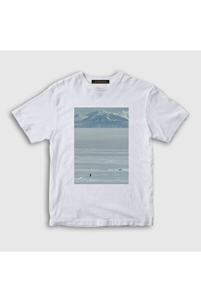 Presmono Unisex Kids White Mountains Nihilist Penguin Penguin T-Shirt 595259Tt