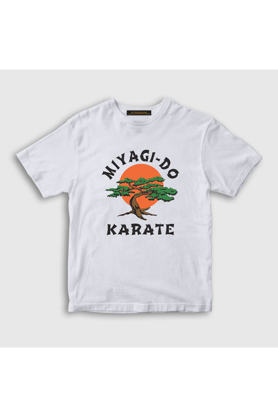 Presmono Unisex Kids White Miyagi Do Karate Cobra Kai T-Shirt 471069Tt