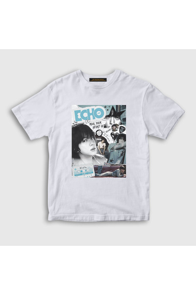 Presmono Unisex Kids White Rock Echo Kim Seok Jin Bts T-Shirt 598949Tt
