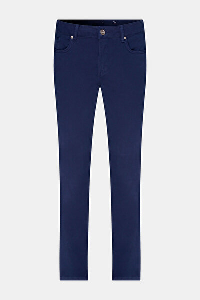W Collection LACİVERT BORU PAÇA SPOR PANTOLON