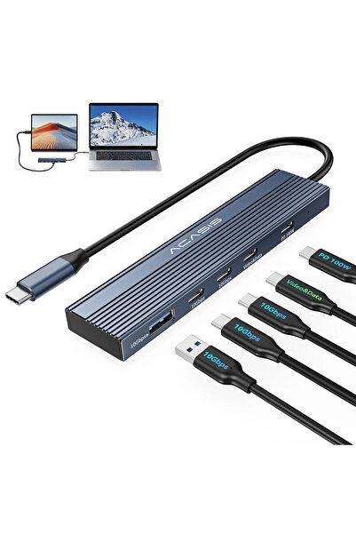 Choice 5 ports ACASIS 5-in-1 USB C Docking Station with 4K@60Hz Video Output,...