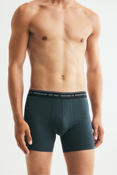 H&M 3’lü COOLMAX® Normal Paça Boxer Şort