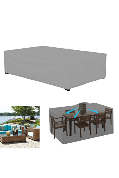 Choice 120X95X75cm silver Terrace Patio Furniture Cover Waterproof 210d Furni...