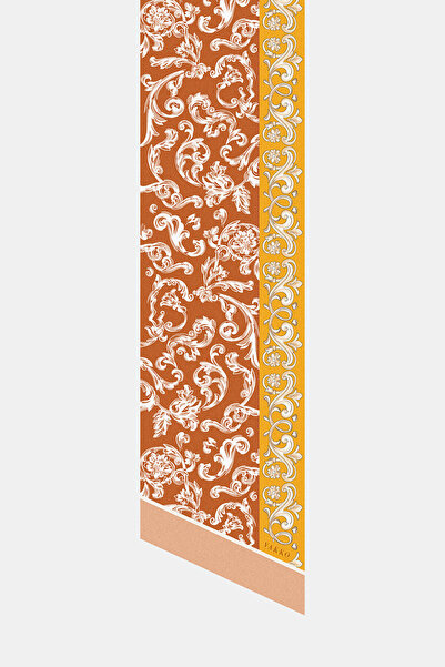 Vakko SARI BAROC DESENLİ TWİLL FULAR