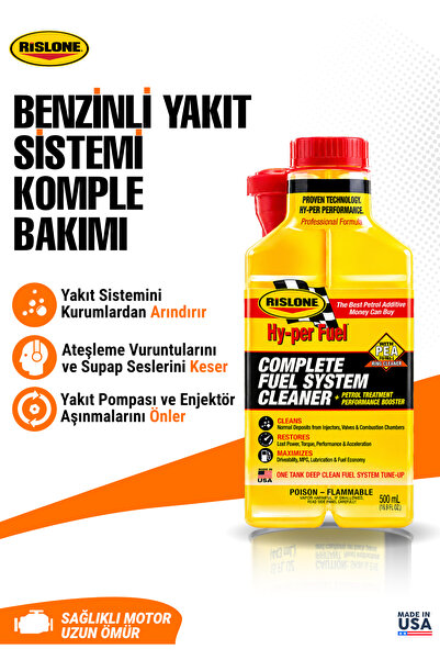 RISLONE Benzinli Yakıt Sistemi Komple Bakımı