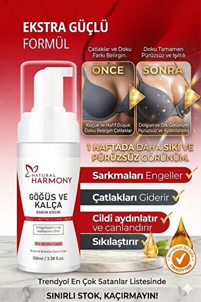 Natural Harmony Göğüs Kalça ,Dikleştirici çatlak.giderici sıkılaştırıcı Göğüs...