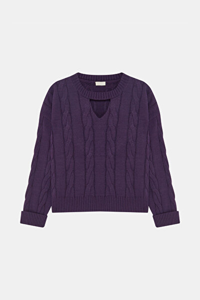 W Collection MÜRDÜM YAKA DETAYLI TRİKO
