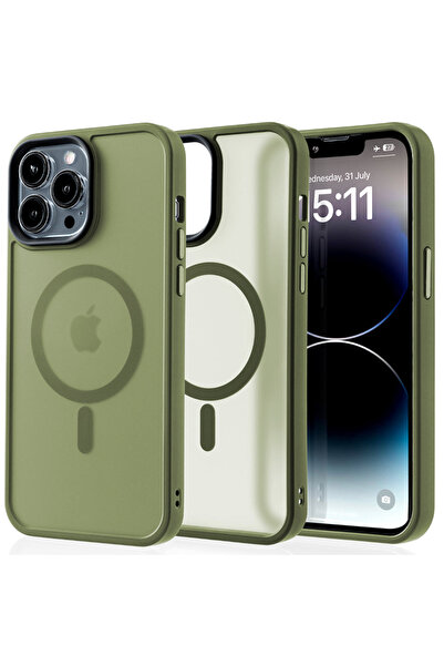 Casey Studios MagSafe case iPhone 14 Pro Max, wireless charging, raised edges...