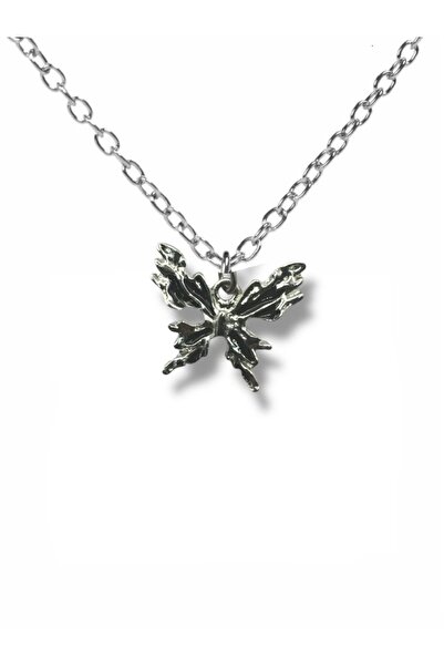 Herşey Nota Gothic Butterfly Figured Unisex Necklace – with 60 cm Chain, Symb...
