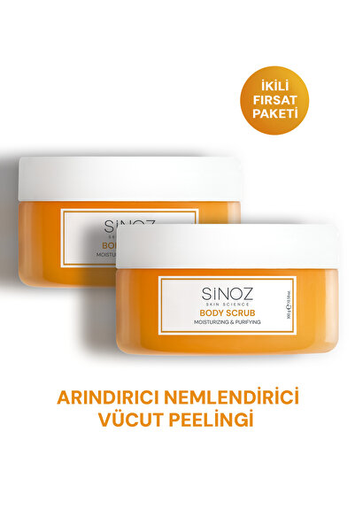 SİNOZ Body Scrub Besleyici Arındırıcı Nemlendirici Vücut Peelingi (2 X 300 GR)