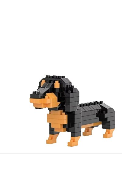 Choice Brown Mini Dachshund Dog Building Blocks Toy for Adults and Kids: Deta...