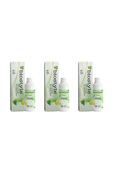 Biostyle خلاصة نباتية من الأرغان والكيراتين 6.3 لون بني داكن ذهبي 3 قطع 60 مل...