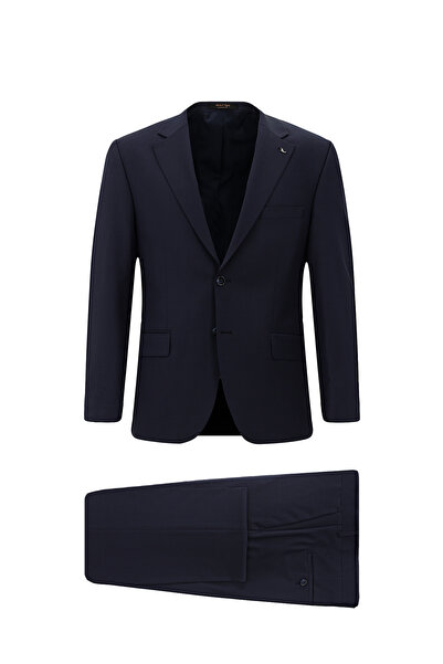 Abdullah Kiğılı 4 Drop Relaxed Fit Relaxed Fit Wool Patterned Suit