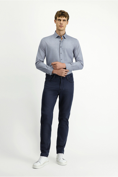Kiğılı Regular Fit Standard Cut Lycra Canvas / Chino Trousers