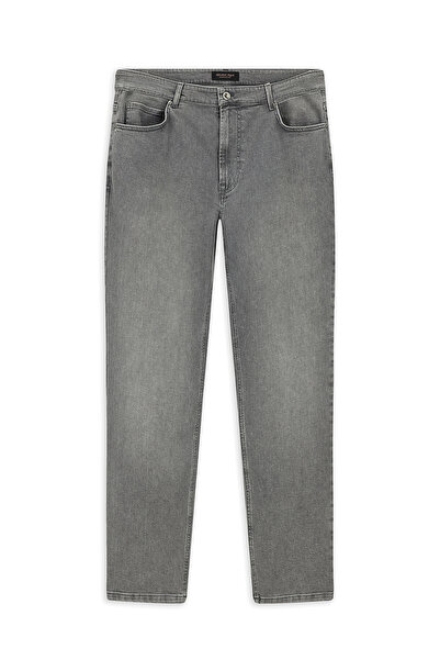 Abdullah Kiğılı Relaxed Fit Comfortable Cut Lycra Denim Trousers