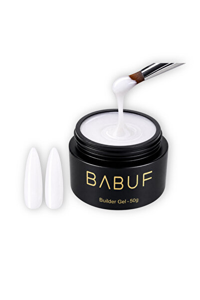 BABUF Gel construcție autonivelant Alb Laptos Vanilat BG12, 50g