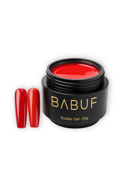 BABUF Gel constructie autonivelant rosu cald Rosu In Flacari BG18, 30g