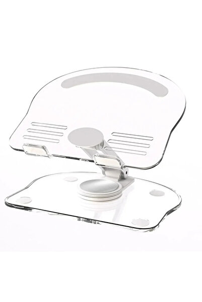 Choice white 360° Rotation Acrylic Tablet Stand Adjustable Phone Bracket Fold...