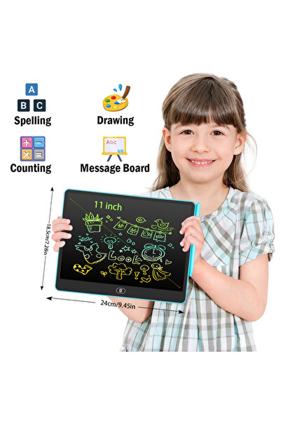 Choice7 11 INCH BLUE 16/13/11 Inch LCD Writing Board Drawing Tablet Kids Writ...