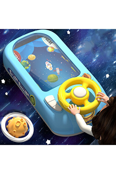 choice2 Blue Toddler Racing Car Steering Wheel Toys Musical Electronic Advent...