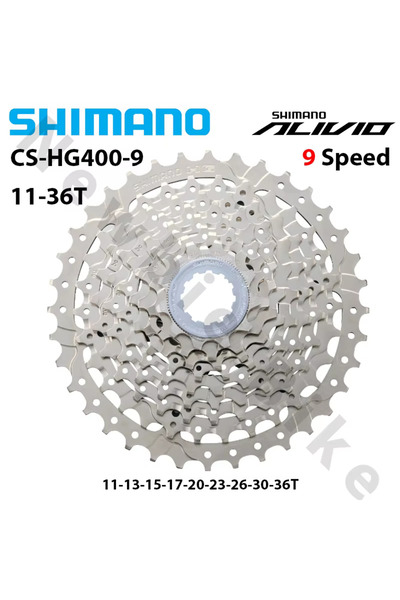 Choice 11-36T Shimano Alivio M4000 HG400 9 Speed Bike Cassette MTB Mountain B...