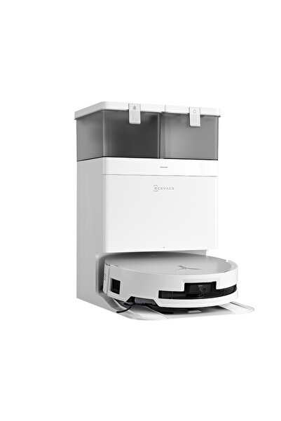 Ecovacs Aspirator robot DEEBOT X8 OMNI WHITE 18000Pa,TruEdge 2.0&3D Edge Sens...
