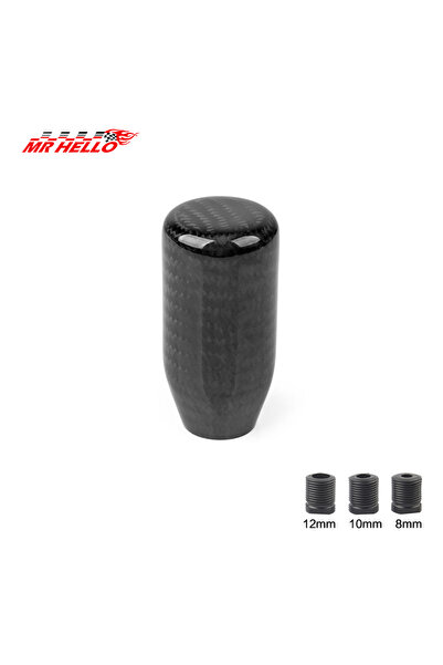 Choice5 TW-70mm Racing Real Carbon Fiber Gear Shift Knob Manual Transmission ...