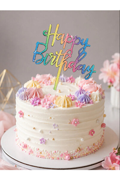 Adana Pasta Malzemeleri Ert-topper-105 happy birthday special cut cake topper