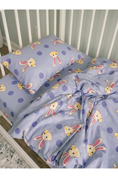 ELİTE COLLECTİON Baby Bedding Set 100% Cotton Set of 3 |   100X150 Cm, Zipper...