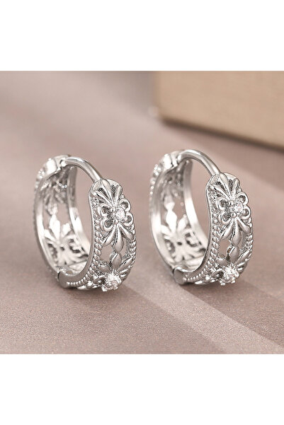 Choice1 E4485 HuitanTrendy Women Hoop Earrings Hollow Out Design Wedding Part...