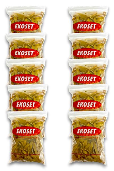 ekoset Wide Rubber Pack Package Package Rubber 130x10mm 1,000 Pieces