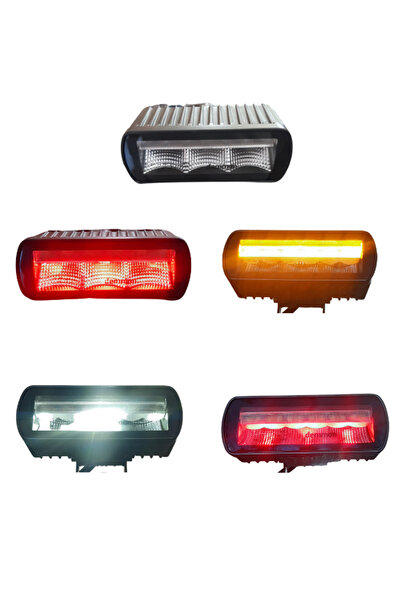 DEMMON 10V-30V LED BAR OFF-ROAD 5 FONKSİYONLU ÇAKARLI (KIRMIZI-TURUNCU-BEYAZ)