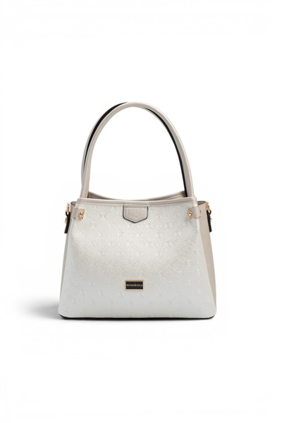 Silver Polo Silver & Polo Sp1254 Women's Handbag with Logo -S.Nut