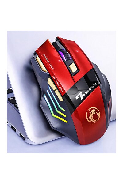 Apera iMCE GWX7 Kablosuz Şarjlı RGB Gaming Mouse Sessiz Tık Oyun Faresi 3200D...