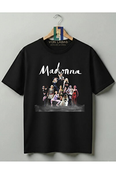 Grafftee Clothing Unisex βαμβακερό μπλουζάκι Premium με σχέδιο Madonna