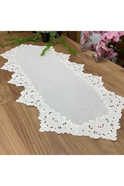 OYA home Beyaz iş li Runner -50*110