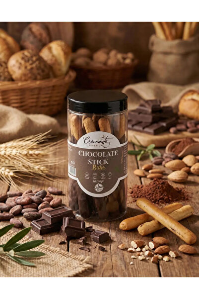 Croccante Fabbrica Chocolate Stick Bites Bitter 100 gr Vegan & Glutensiz Çiko...