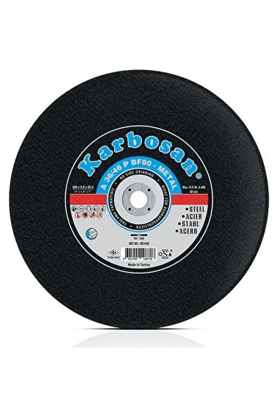 Karbosan Metal (Nk) Sabit Tezgah Kesme Diskleri 350X3.5X25.4 Mm