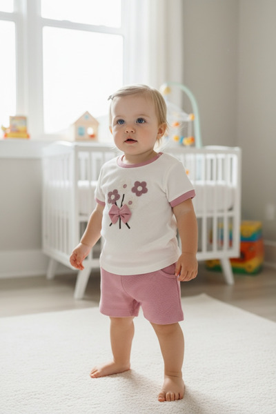 BİANCOFİGLİO Baby shorts set