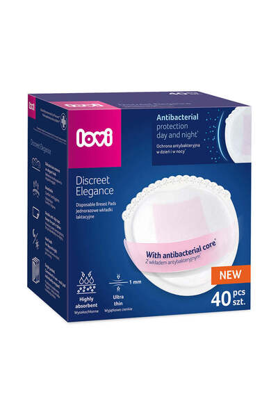 LOVI Tampoane San Discreet Elegance Antibacteriale 40 buc, Alb - 19/602