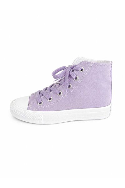 alcdesing mor keten bağcıklı çocuk spor ayakkabı sneaker