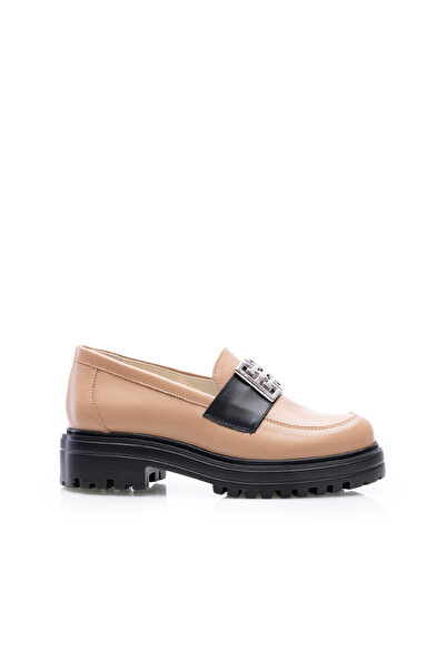 UrbanShoes Pantofi casual damă din piele naturală, Leofex - 024 Cappuccino Box