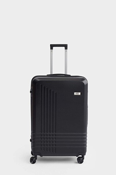 DeFacto Unisex Sert Kapaklı Çekçekli Büyük Valiz H2404AXNS