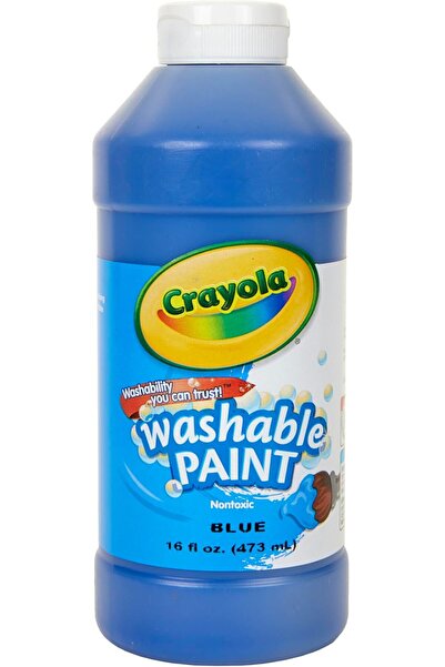 Crayola Washable Paint, Blue, 455 ml