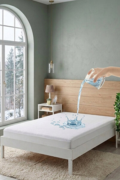 Casasro Husă de saltea 100% bumbac, cu elastic, impermeabilă